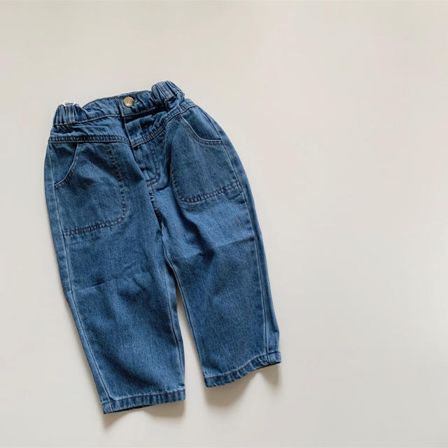 loose denim pants ボトムス デニム 韓国子供服 キッズ/ベビー/マタニティのキッズ服男の子用(90cm~)(パンツ/スパッツ)の商品写真