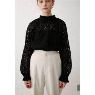 マウジー(moussy)のmoussy レースブラウス(シャツ/ブラウス(長袖/七分))