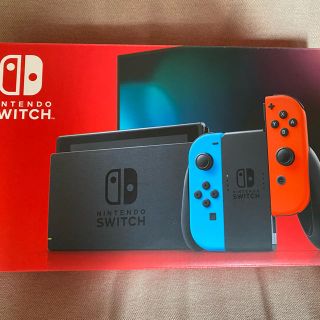 ニンテンドースイッチ(Nintendo Switch)の任天堂　スイッチ　新品　新型　ネオンブルー(家庭用ゲーム機本体)