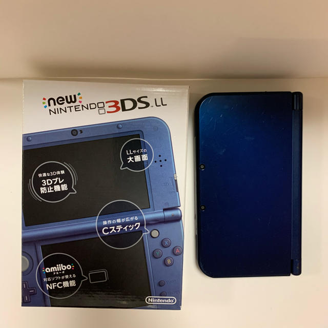 Nintendo 3DS NEW ニンテンドー 本体 LL メタリックブルー