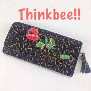 シンクビー(Think Bee!)のThinkbee 長財布 ビーズ(財布)