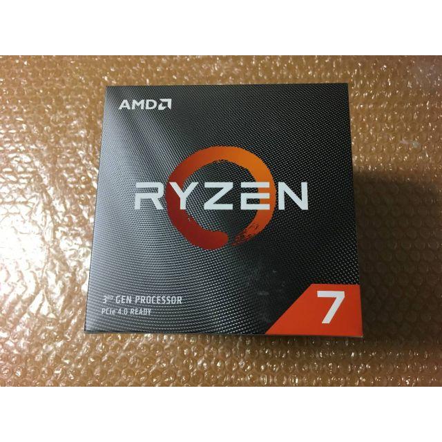新品 AMD Ryzen 7 3700X withWraithPrismcoolスマホ/家電/カメラ