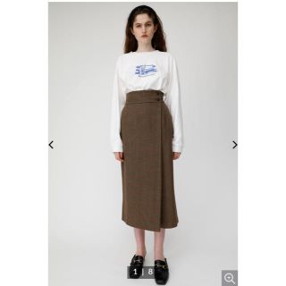 トゥデイフル(TODAYFUL)のmoussy クラシックチェックスカート(ロングスカート)