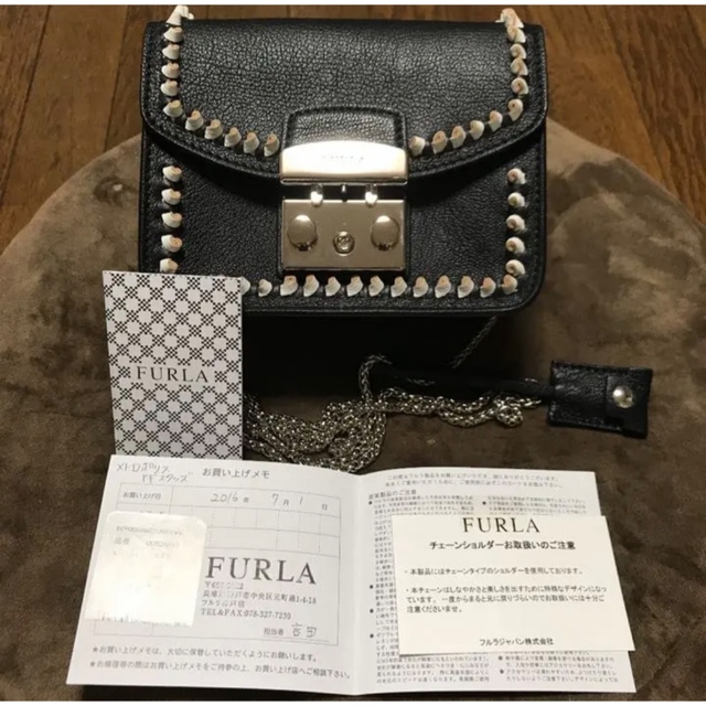 FURLA メトロポリス ショルダーバッグ ヤギスタッズメトロポリス - www