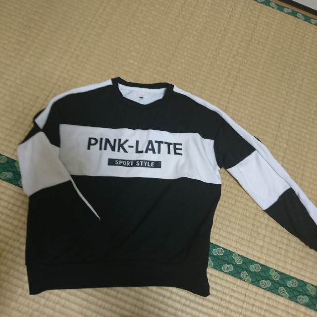 PINK-latte(ピンクラテ)のピンクラテ トレーナー 160 キッズ/ベビー/マタニティのキッズ服女の子用(90cm~)(ジャケット/上着)の商品写真