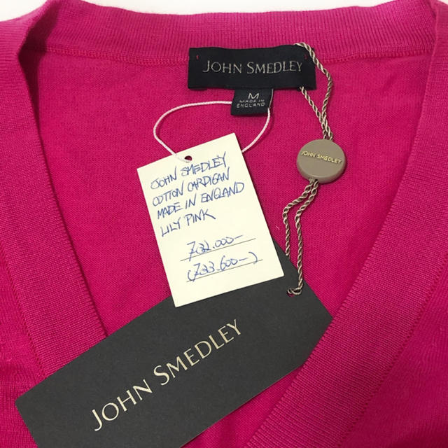 JOHN SMEDLEY(ジョンスメドレー)のJOHN SMEDLEY ジョンスメドレー★長袖カーディガン 未使用タグ付き メンズのトップス(カーディガン)の商品写真