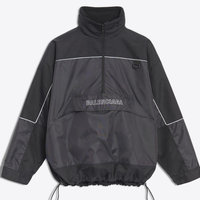 柄デザインロゴワンポイント美品　バレンシアガ　BALENCIAGA トラックジャケット　コート　志尊淳