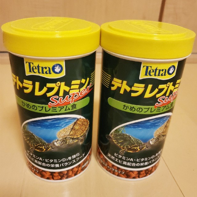 Tetra(テトラ)のテトラレプトミン　スーパー　170g 2缶　カメの餌 その他のペット用品(爬虫類/両生類用品)の商品写真