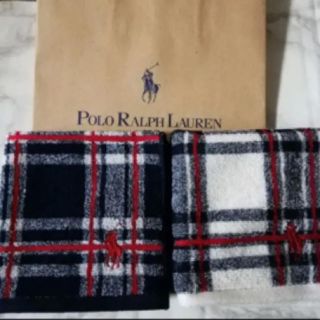 ラルフローレン(Ralph Lauren)の新品　ラルフローレン  タオルハンカチ　4枚　(ハンカチ)