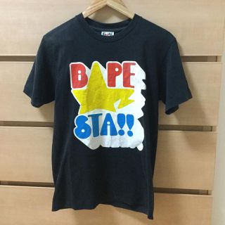 アベイシングエイプ(A BATHING APE)の【複数割】A  BATHING  APE   BAPE  Tシャツ　黒　Sサイズ(Tシャツ/カットソー(半袖/袖なし))