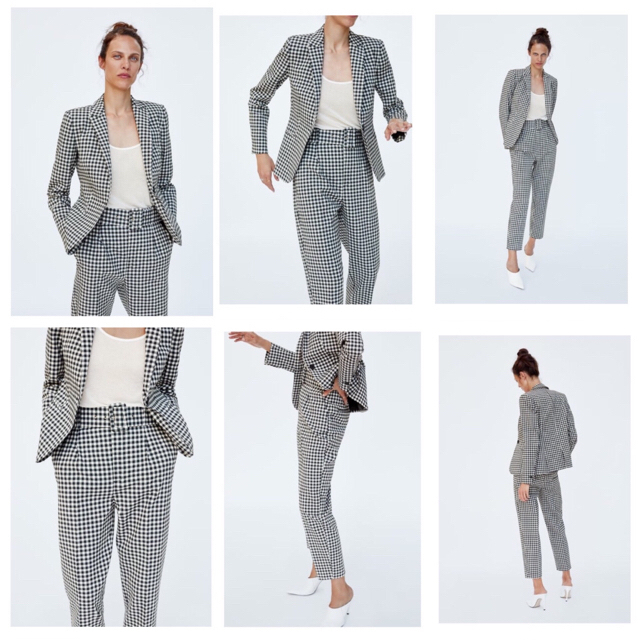 ZARA - ZARA ギンガムチェック セットアップの通販 by A's shop|ザラ