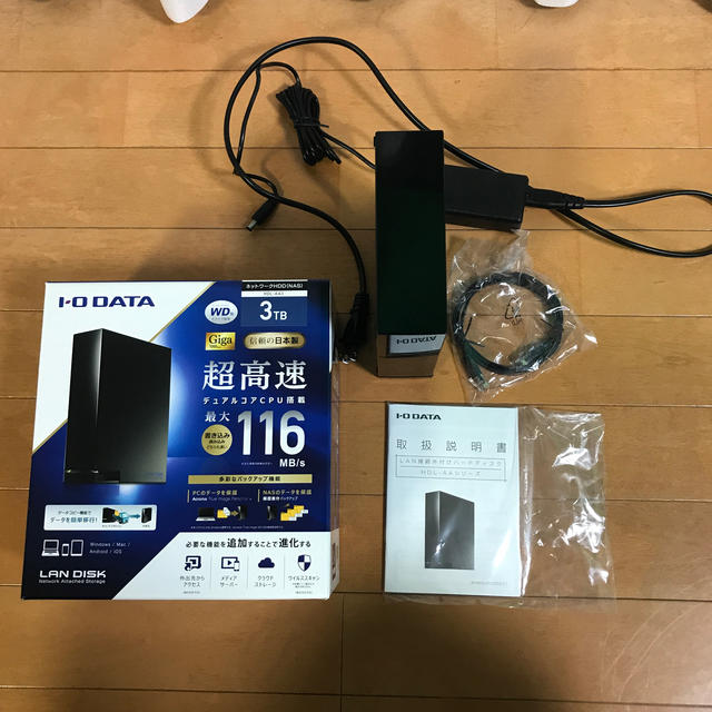 IODATA(アイオーデータ)のIODATA HDL-AA3 3TB スマホ/家電/カメラのPC/タブレット(PC周辺機器)の商品写真