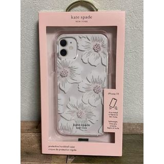 ケイトスペードニューヨーク(kate spade new york)のケイトスペード iPhone 11 花柄 ホーリーホック(iPhoneケース)