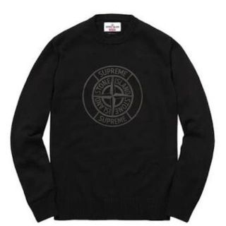 シュプリーム(Supreme)のsupreme × stone island ニット　トレーナー(ニット/セーター)