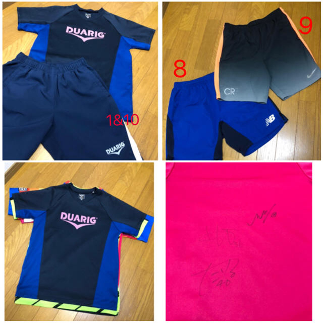 NIKE(ナイキ)のサッカープラシャツ＆ハーフパンツ　adidas NIKE PUMA NB他 スポーツ/アウトドアのサッカー/フットサル(ウェア)の商品写真