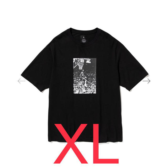 XL UNION JORDAN REVERSE DUNK tee tシャツ 黒