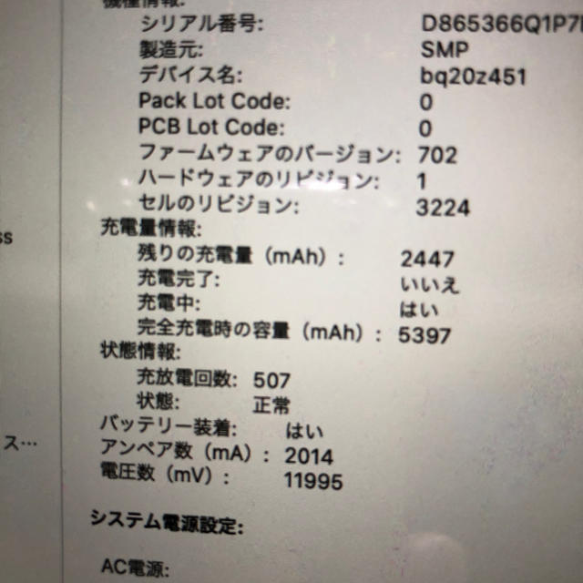 MacBook Pro 2015 13インチ