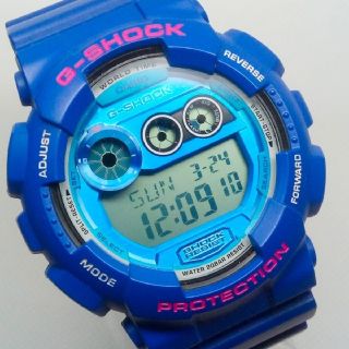 【24時間以内発送！】CASIO　G-SHOCK　GD-120TS ブルー