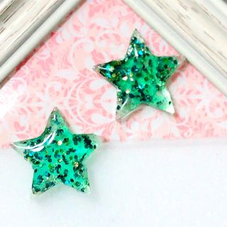 キラキラ星☆.*˚ ピアス  イヤリング(ピアス)