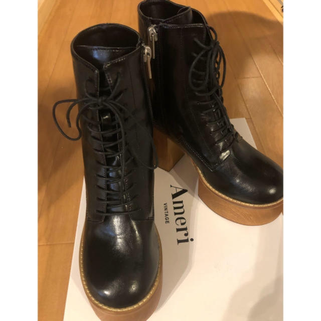 Ameri VINTAGE(アメリヴィンテージ)のAMERI  新品未使用★LACE UP BOOTS  Mサイズ★ レディースの靴/シューズ(ブーツ)の商品写真