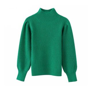 ザラ(ZARA)の🍁秋新作🍁2162◆green ハイネック ニット セーター(ニット/セーター)