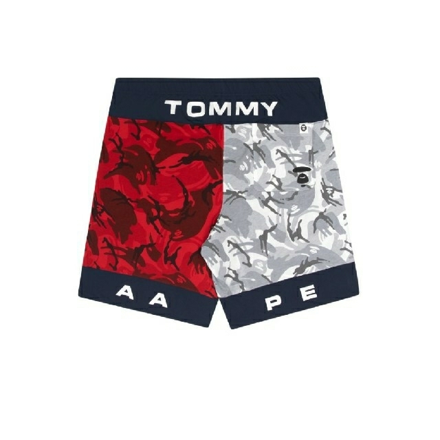 A BATHING APE(アベイシングエイプ)のAAPE X TOMMY JEANS FLAG REVERSIBLE SHORT メンズのパンツ(ショートパンツ)の商品写真