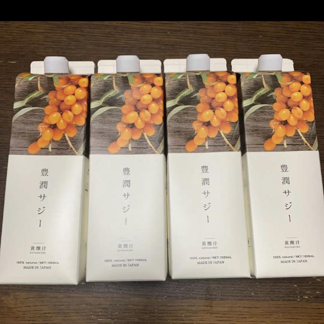 フィネス　豊潤サジー 黄酸汁 1000ml 4本セットのサムネイル