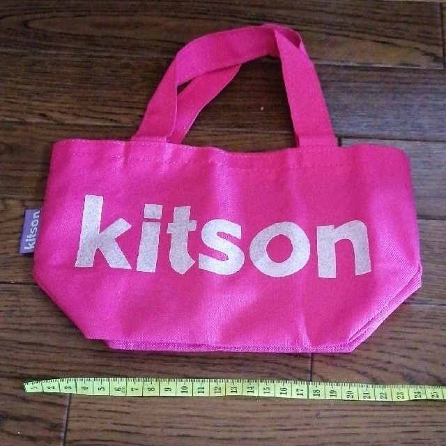 KITSON(キットソン)のkitson　ロゴ　ミニ　バッグ　ピンク レディースのバッグ(ハンドバッグ)の商品写真