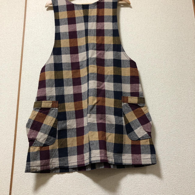 CUBE SUGAR(キューブシュガー)のキューブシュガー　ジャンパースカート　エプロン レディースのスカート(ひざ丈スカート)の商品写真
