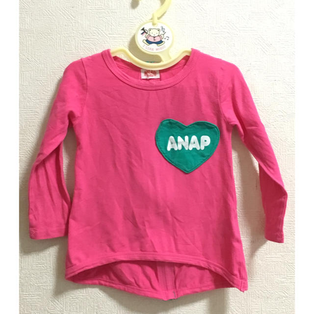 ANAP Kids(アナップキッズ)のANAP kids ロングT【値下げ】 キッズ/ベビー/マタニティのキッズ服女の子用(90cm~)(Tシャツ/カットソー)の商品写真