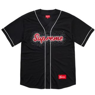 シュプリーム(Supreme)のsupreme Rhinestone Baseball Jersey サイズM(その他)
