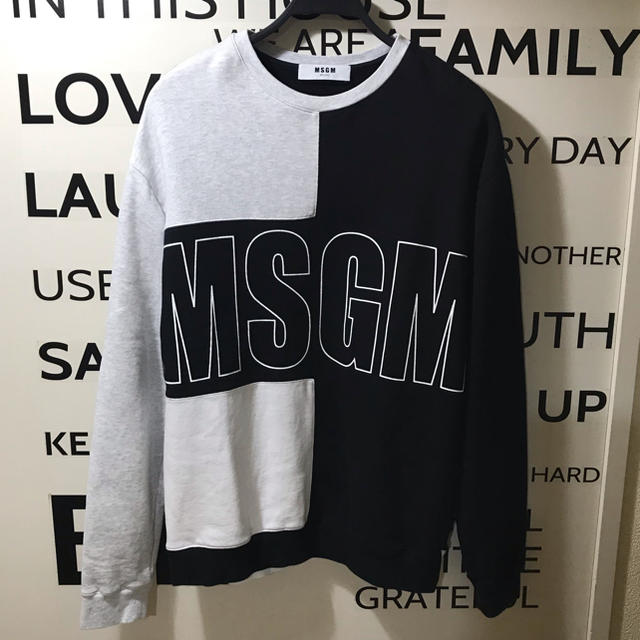 MSGM(エムエスジイエム)の★msgm コットン100%スウェット★  メンズのトップス(スウェット)の商品写真