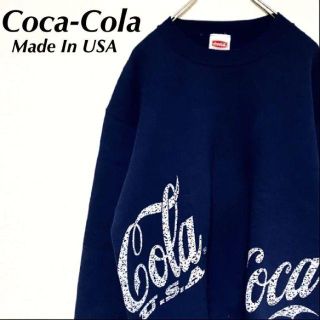 アメリヴィンテージ(Ameri VINTAGE)のコカコーラ Coca Cola スウェット トレーナー USA 古着 Mサイズ(スウェット)