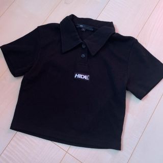 ミックスエックスミックス(mixxmix)のHIDE AND SEEK クロップドトップス ポロシャツ(Tシャツ(半袖/袖なし))