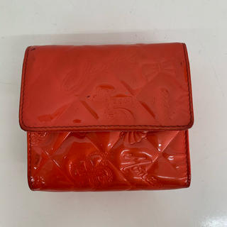 シャネル(CHANEL)のCHANEL シャネル  財布 二つ折り財布 ウォレット オレンジ (折り財布)