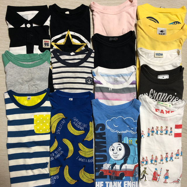 90サイズ　半袖Tシャツまとめ売り キッズ/ベビー/マタニティのキッズ服男の子用(90cm~)(Tシャツ/カットソー)の商品写真