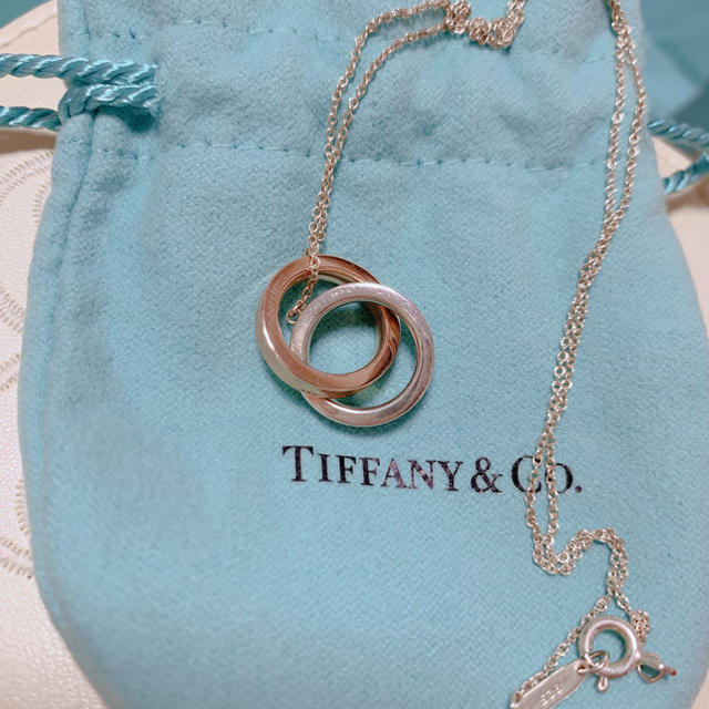 Tiffany ダブルリングネックレス メタル - ネックレス
