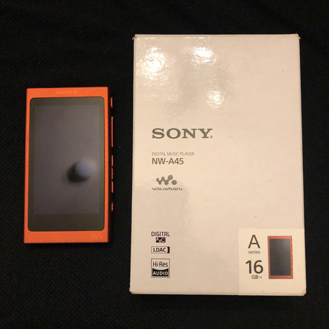 オーディオ機器SONY ウォークマン Aシリーズ NW-A45 (R)