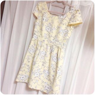 プロポーションボディドレッシング(PROPORTION BODY DRESSING)のプロポーション♡花柄ワンピース(ミニワンピース)