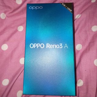 ■新品未使用OPPO Reno3 A 128GB ホワイト SIMフリー版■(スマートフォン本体)