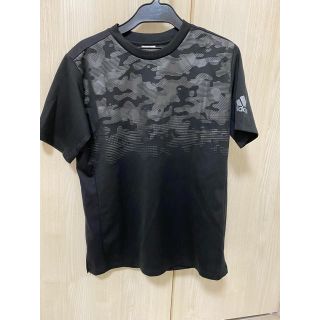 アディダス(adidas)のadidas アディダス　黒　Tシャツ(Tシャツ/カットソー)