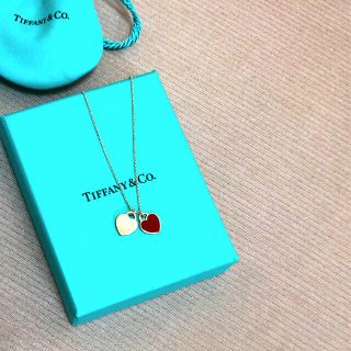 ティファニー(Tiffany & Co.)のTiffany ペンダントネックス　シルバークリーナー,袋,箱付き(ネックレス)