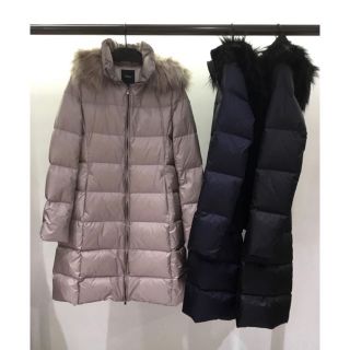 セオリー(theory)のTheory 18aw ダウンコート ベージュ(ダウンコート)