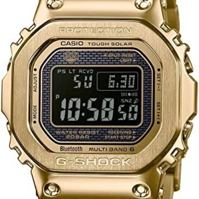 休日限定 G-SHOCK GMW-B5000GD-9JF フルメタル ゴールド メン 腕時計(デジタル)