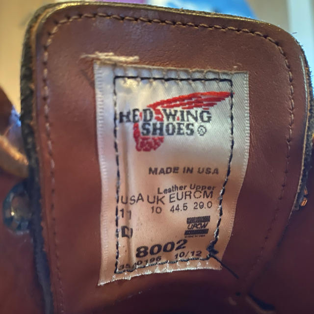 REDWING - レッドウィング 8002 オックスフォード 29センチの REDWING - レッドウィング 8002 オックスフォード 29センチの