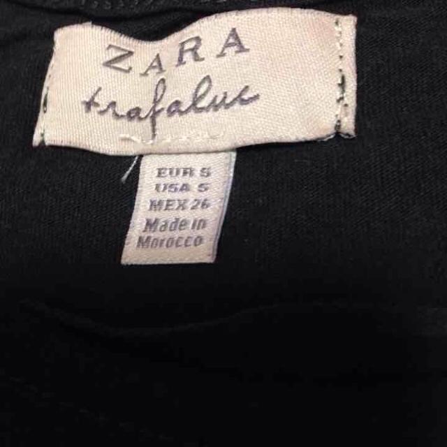 ZARA(ザラ)の美品 ザラ プリント トップス S レディースのトップス(Tシャツ(半袖/袖なし))の商品写真