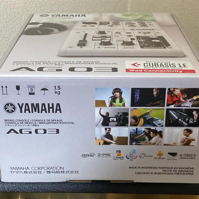 新品【送料無料】YAMAHA AG03 新品未開封【即発送！】インターフェイス 2