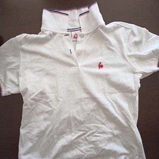 ルコックスポルティフ(le coq sportif)の白色　ポロシャツ(ポロシャツ)