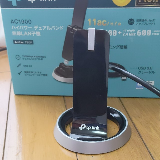 tp-link AC1900 Acher T9UH ハイパワーデュアルハンド子機 スマホ/家電/カメラのPC/タブレット(PC周辺機器)の商品写真