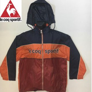 ルコックスポルティフ(le coq sportif)のルコック ◆ナイロン ジャケット◆オレンジ  Lサイズ(ナイロンジャケット)